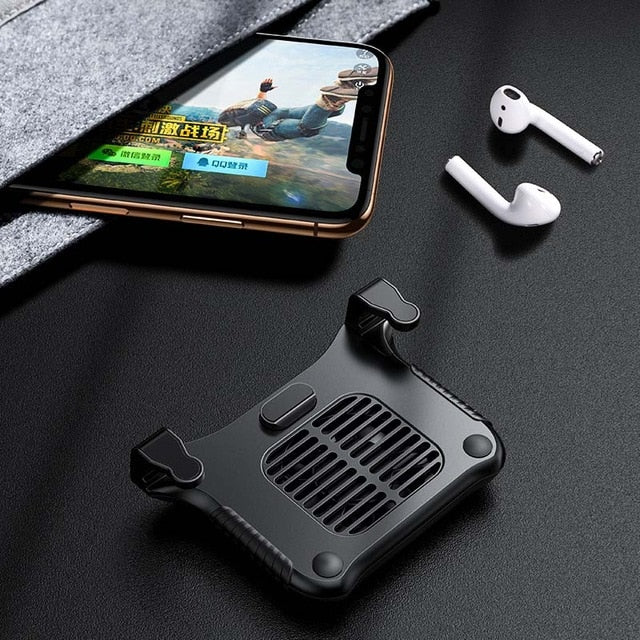 Baseus Gamepad Joystick Gaming Trigger Fire Button Handle For PUBG Andriod IOS Mobile Phone Game Shooter Controller & Cooler Fan